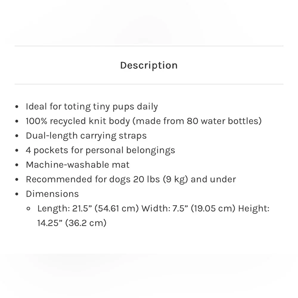 Wild One Everyday Pet Carrier